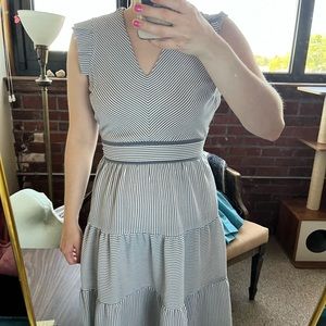 Marshals searsucker blue, small dress